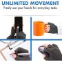 Pivit Arthritis Gloves | Compression Glove for Rheumatoid, Osteoarthritis | Heat Hand Gloves for Computer Typing, Arthritic Joint Pain Relief, Carpal Tunnel | Men, Women | Open Finger Thumb (Medium)