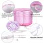 Upgrade Heating Cap for Hair Spa Beauty Steamer Nourishing Hat Hair Thermal Treatment Cap with 2 Mode Temperature Control, Bright Pink