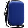 Lacdo Hard Drive Carrying Case for Western Digital WD My Passport Ultra WD Elements SE WD P10 Game Drive Portable External Hard Drive 1TB 2TB 3TB 4TB 5TB USB 3.0 2.5 inch HDD Travel Storage Bag, Blue