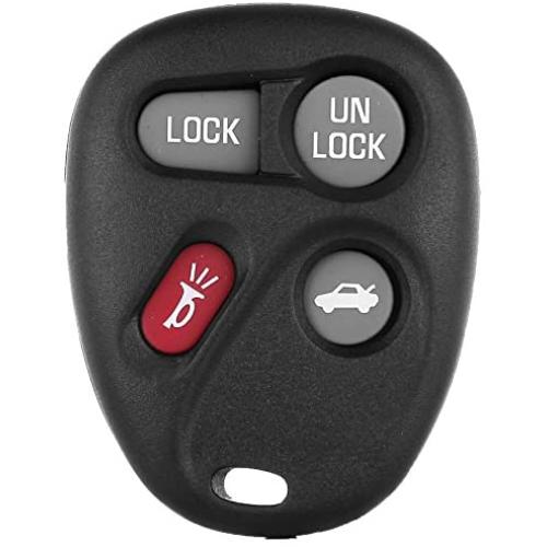 ECCPP Car Key Fob (Shell Case) 1PC 4 Buttons Keyless Entry Remote Control Replacement for Cadillac for Buick for GMC 96 97 98 99 00 01 02 03 04 05 KOBLEAR1XT