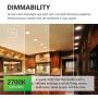 Sunco Lighting 16 Pack 6 Inch Slim LED Downlight, Baffle Trim, Junction Box, 14W=100W, 850 LM, Dimmable, 2700K Soft White, Recessed Jbox Fixture, IC Rated, Retrofit Installation - ETL & Energy Star