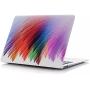 Se7enline Old MacBook Pro 13 inch Case 2009-2012 Plastic Hard Shell Case for MacBook Pro 13-inch with CD-ROM Model A1278 with Keyboard Cover, Screen Protector,Colorful Feather