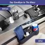 Meidong Car Seat Gap Organizer, Storage Box, Console Side Pocket Storage Couple 2Pack for Cellphones/Keys/Cards/Wallets/Sunglasses