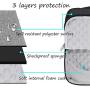 MOSISO Laptop Sleeve Compatible with MacBook Air 13 inch 2018-2021 A2337 M1 A2179 A1932, MacBook Pro A2338 M1 A2289 A2251 A2159 A1989 A1706 A1708,Polyester Multifunctional Briefcase Bag, Space Gray