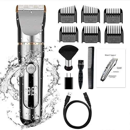 Electric Hair Trimmer, Cordless Clipper Hair Clippers for Men Cordless Beard Trimmers Rechargeable Hair Trimmer Home Hair Cutting Kit Electric Hair Trimmer, Cordless Clipper Hair Clippers for Men Cordless Beard Trimmers Rechargeable Hair Trimmer Home Hair Cutting Kit