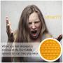 Push Pop Bubble Sensory Toy - Autism Special Needs Stress Reliever Silicone Stress Reliever Toy，Squeeze Sensory Toy for Kids (Yellow, Round)