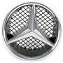 Motorfox Led Badge Emblem White Light Car Star Logo Front Grill Glow