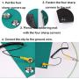 KOTTO Anti-Static ESD Safe Magnetic Soldering Mat, Silicone Repair Mat, includes Repair Tools Kit and Anti Static Grounding Wire for BGA Soldering Iron, Heat Gun, Cell Phone Laptop (18 x 12 inch)