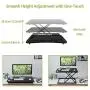 ZHU CHUANG Stand Up Desk Standing Desk Converter Gas Spring Sit Stand Desk Workstation Sit to Stand Desk Riser (Black 3)