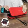 Mumba Switch Carrying Case, [Plus Version] Portable Protective Travel Carry Handbag Pouch for Blade/Battle Case [Large Capacity] (Red)