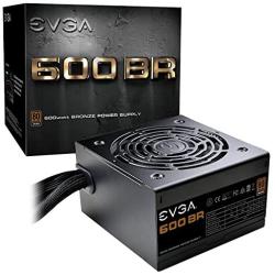 EVGA 600 BR, 80+ Bronze 600W, 3 Year Warranty, Power Supply 100- BR-0600-K1