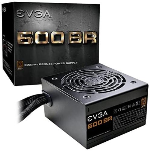 EVGA 600 BR, 80+ Bronze 600W, 3 Year Warranty, Power Supply 100- BR-0600-K1