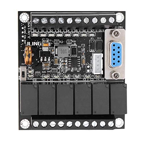Programmable Logic Controller PLC Controller Kit Industrial Programmable Control Board FX1N-14MR Relay Controller Module