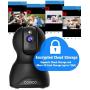 Wireless Security Camera, Conico 1080p IP Home Surveillance Camera WiFi Baby Monitor Pet Camera Dog Cam with Cloud Storage Sound Motion Detect Two Way Audio Night Vision Remote View