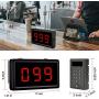 Wireless Calling System Restaurant Pager System Take A Number Display Number Calling System Queue Management Loud Speakers System 2 3-Digit Display Voice Call Host 1 Number Caller Pagers Hospital