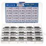BOJACK 15 Values 150 pcs Fast Blow Glass Fuses Assortment Kit 5x20 mm 250 V 0.1 0.2 0.25 0.5 1 1.5 2 3 4 5 8 10 12 15 20 A packag in a Clear Plastic Box
