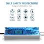 SHNITPWR 150W LED Power Supply 12V Waterproof IP67 LED Driver AC/DC Adapter Converter, AC 110~260V to DC 12 Volt 12.5A Low Voltage Transformer for Outdoor Lighting LED Advertising Display CCTV Camera
