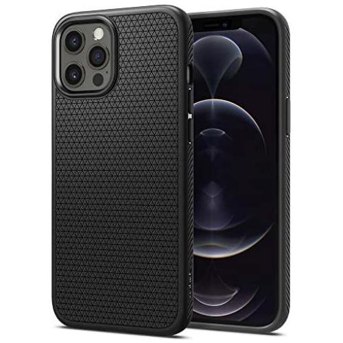 Spigen Liquid Air Armor Designed for iPhone 12 Case (2020) / Designed for iPhone 12 Pro Case (2020) - Matte Black