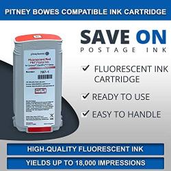 Compatible Postage Meter Ink Cartridge for use with SendPro P/Connect + Series Postage Meters; Non-OEM Replacement for Product # 787-1