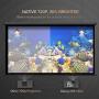 XIAOYA Outdoor Projector, HD Movie Projector Support 1080P, 4000 Lumens Home Theater Projector with HiFi Speaker, Compatible with HDMI, Fire Stick, USB (Black)