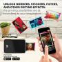 KODAK Step Wireless Mobile Photo Mini Printer (Black) Compatible w/ iOS & Android, NFC & Bluetooth Devices