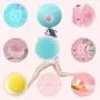 DOCO Sonic Facial Cleansing Brush ROUNDIE Waterproof Rechargeable Super Soft Gentle Exfoliation Customizable Intensities for All Skin Types