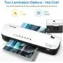 Laminator, Toyuugo A4 Laminator Machine, 4 in 1 Thermal Laminator for Home Office School Use, 9 inches Max Width, Quick Warm-Up, Paper Trimmer, Corner Rounder (15 Laminating Pouches)