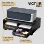 Victor Midnight Black Collection 1130-5 Wood Printer Stand, Black