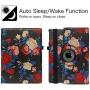CenYouful iPad Case Fit 2018/2017 iPad 9.7 6th/5th Generation - 360 Degree Rotating iPad Air Case Cover with Auto Wake/Sleep Compatible with Apple iPad 9.7 Inch 2018/2017 (Black Roses) CenYouful iPad Case Fit 2018/2017 iPad 9.7 6th/5th Generation - 360 Degree Rotating iPad Air Case Cover with Auto Wake/Sleep Compatible with Apple iPad 9.7 Inch 2018/2017 (Black Roses)