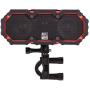 Altec Lansing LifeJacket 2 Bluetooth Speaker, IP67 Waterproof, Shockproof, Snowproof, Everything-Proof Rating, 30-Foot Range Along with Extra Audio Horsepower, 16 hours of Battery Life, Deep Red