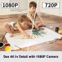 Dog Camera - 1080P Dog Camera with Phone App, Pan/Tilt/Zoom Home Camera with 2-Way Audio, AI Human Detection, Night Vision, Cloud Storage/TF Card, Compatible with Alexa, Camera for Pets/Baby