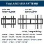 JUSTSTONE Tilt TV Wall Mount Bracket for 40-90 Inches LED, Plasma Flat Screen Curved TVs, TV Mount with VESA 800x400mm, Fits 16'' to 24'' Studs and Loading Capacity 165 lbs, Low Profile and Space Save