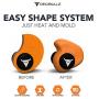 Decibullz - Custom Molded Earplugs, 31dB Highest NRR, Comfortable Hearing Protection for Shooting, Travel, Swimming, Work and Concerts