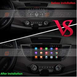 Android 10 Car Stereo for Honda CRV 2012-2015 10.1 Inch Double Din GPS Navigation 2G +32G Support Bluetooth Mirror-Link WiFi 4G with Rear View Camera