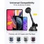 VANMASS Magnetic Phone Car Mount with 6 Powerful Rare-earth Magnets, Durable Aluminium Alloy Structure, Super Sticky Suction Cup, Cell Phone Holder for Car Dashboard Windshield Air Vent, for All Phone