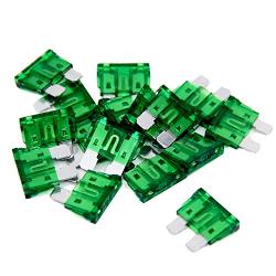 (20 pcs) 30 Amp Standard Blade Fuse, 30A Automotive Fuse for Car Truck (Green)