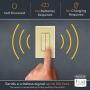 RunLessWire Click for Philips Hue Wireless Dimmer Light Switch, Smart Switch with Battery-Free Installation (Switch, Ivory)