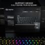 DIERYA DK61E 60% Mechanical Gaming Keyboard, RGB Backlit Wired PBT Keycap Waterproof Type-C Mini Compact 61 Keys Computer Keyboard with Full Keys Programmable (Gateron Optical Red Switch)
