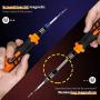 JAKEMY 33 in 1 Magnetic Precision Screwdriver Set Micro Torx Screwdriver Set Cell Phone Computer Repair Tool Professional Electronic Repair Tool Kit with Bendable Extension Rod