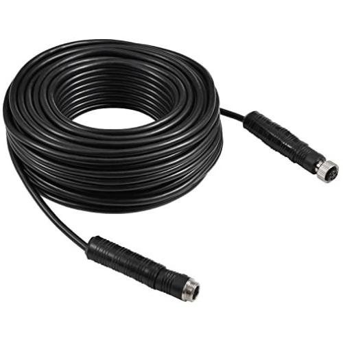 DALLUX Backup Camera Cable 4PIN Video Power Aviation Extension Wire for Vehicle Car Camper Bus Van Truck Motorhome Trailer RV Reverse Rearview Monitor CCTV System Waterproof Shock Proof 5m 16.4ft