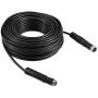 DALLUX Backup Camera Cable 4PIN Video Power Aviation Extension Wire for Vehicle Car Camper Bus Van Truck Motorhome Trailer RV Reverse Rearview Monitor CCTV System Waterproof Shock Proof 5m 16.4ft