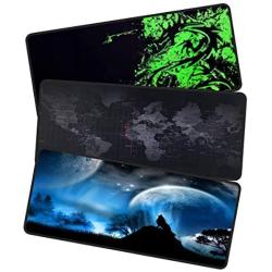 Large Gaming Mouse Pad with Nonslip Base|Extended XXL Size, Heavy|Thick, Comfy Foldable Mat for Desktop, Laptop, Keyboard, Consoles & More|Enjoy Precise (3PCS Combo)