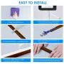 Cord Hider, 142in Mini Wire Cable Cover, PVC Cable Concealer Channel, Paintable Cord Cover to Hide Speaker Wire, Ethernet Cable, 9X L15.7in W0.48in H0.32in, CC05 Brown