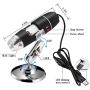 Jiusion 40 to 1000x Magnification Endoscope, 8 LED USB 2.0 Digital Microscope, Mini Camera with OTG Adapter and Metal Stand, Compatible with Mac Window 7 8 10 Android Linux