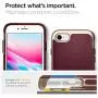 Spigen Neo Hybrid Designed for iPhone SE 2020 Case/Designed for iPhone 8 Case (2017) / Designed for iPhone 7 Case (2016) - Burgundy