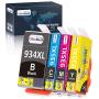 OfficeWorld Compatible Ink Cartridge Replacement for HP 934 935 High Yield,Work with Officejet 6230 6830 6815 6812 6835 6820 Printers, 4 Pack (1 Black 1 Cyan 1 Magenta 1 Yellow)