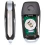 Beefunny Pair Replacement Upgraded Flip Remote Car Key Fob 315MHz 4D63 Chip for Ford Lincoln Mercury CWTWB1U331