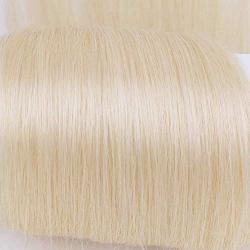 Creamily Tape in Human Hair Extensions 14inch Straight Platinum Blonde Seamless Invisible Double Sided Tape 100% Silky Adhesive Skin Weft Remy Human Hair Extensions for Women(#60,20pcs/40g)