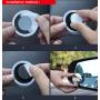 yusheng 2PCS small Blind Spot Mirror,2'' Round HD Glass Convex Rear View Mirror Stick On with 360° Rotation Adjustable for Cars SUV and Trucks (Frameless)