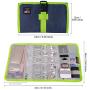 Electronic Organizer, BUBM Travel Cable Bag/USB Drive Shuttle Case/Electronics Accessory Organizer for Home Office-Blue